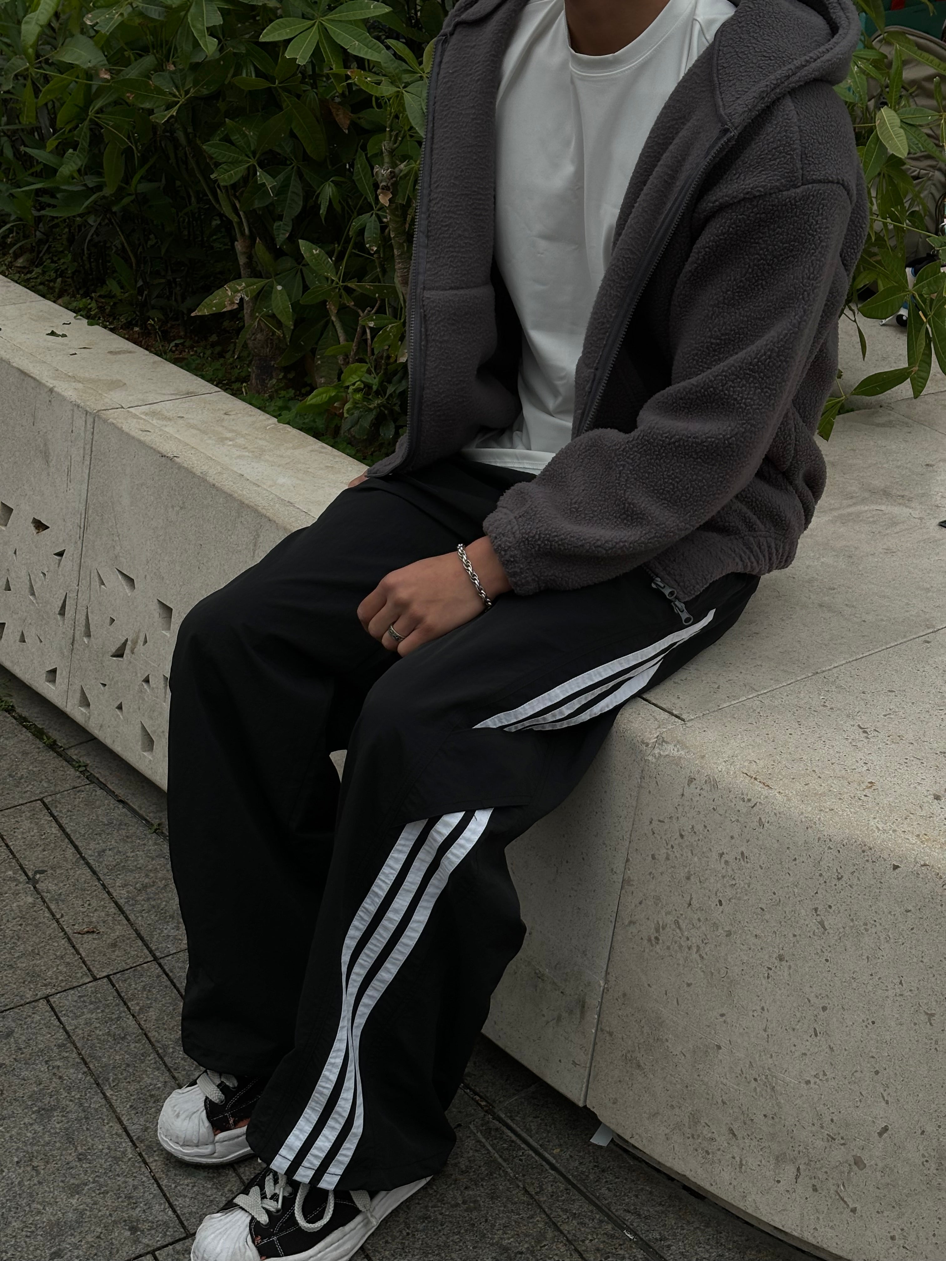 毛毛連帽外套 韓國男裝