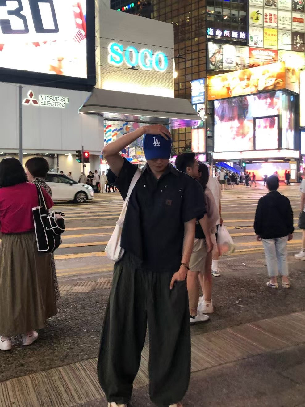 男女裝系列 寬鬆落地長褲