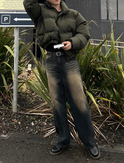 現貨 韓系水洗街頭牛仔褲