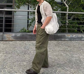 粗針織短袖襯衫 男裝衫