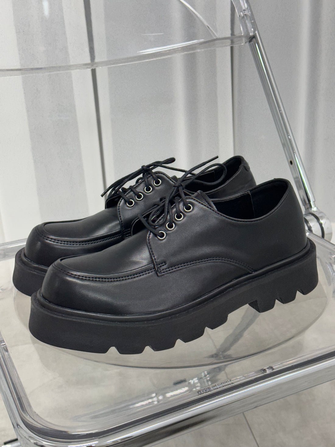 加厚底德比鞋Derby Shoes