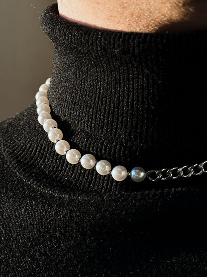 現貨 Pearl Cuban Necklace