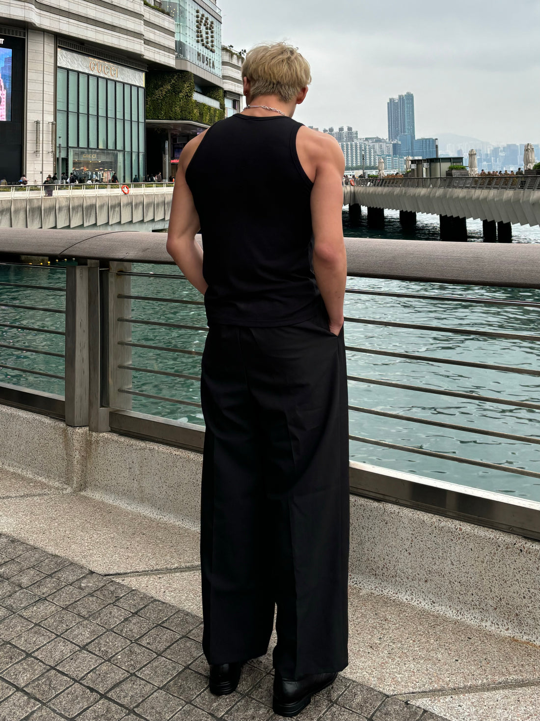 落地西裝長褲 韓國男裝