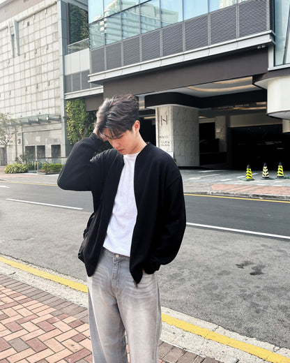 基本款黑色外套