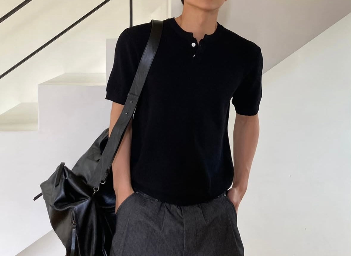Waffle短袖上衣