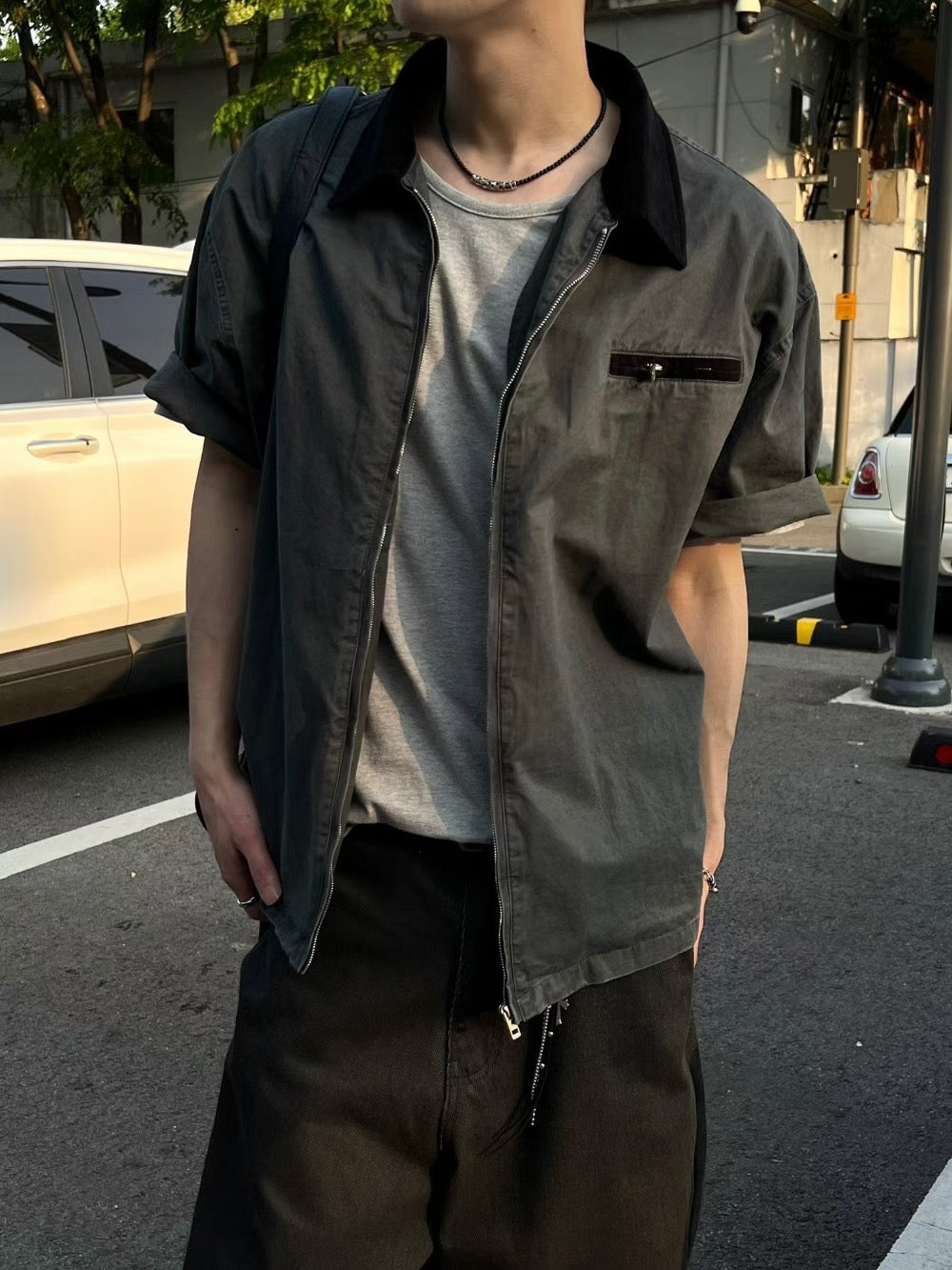 韓系短袖外套 韓國男裝