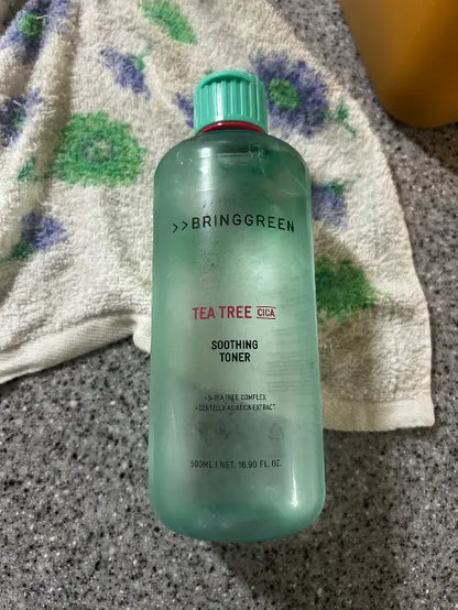 [抗炎抗粉刺]BringGreen 茶樹積雪草舒緩控油化妝水（250ml / 500ml）