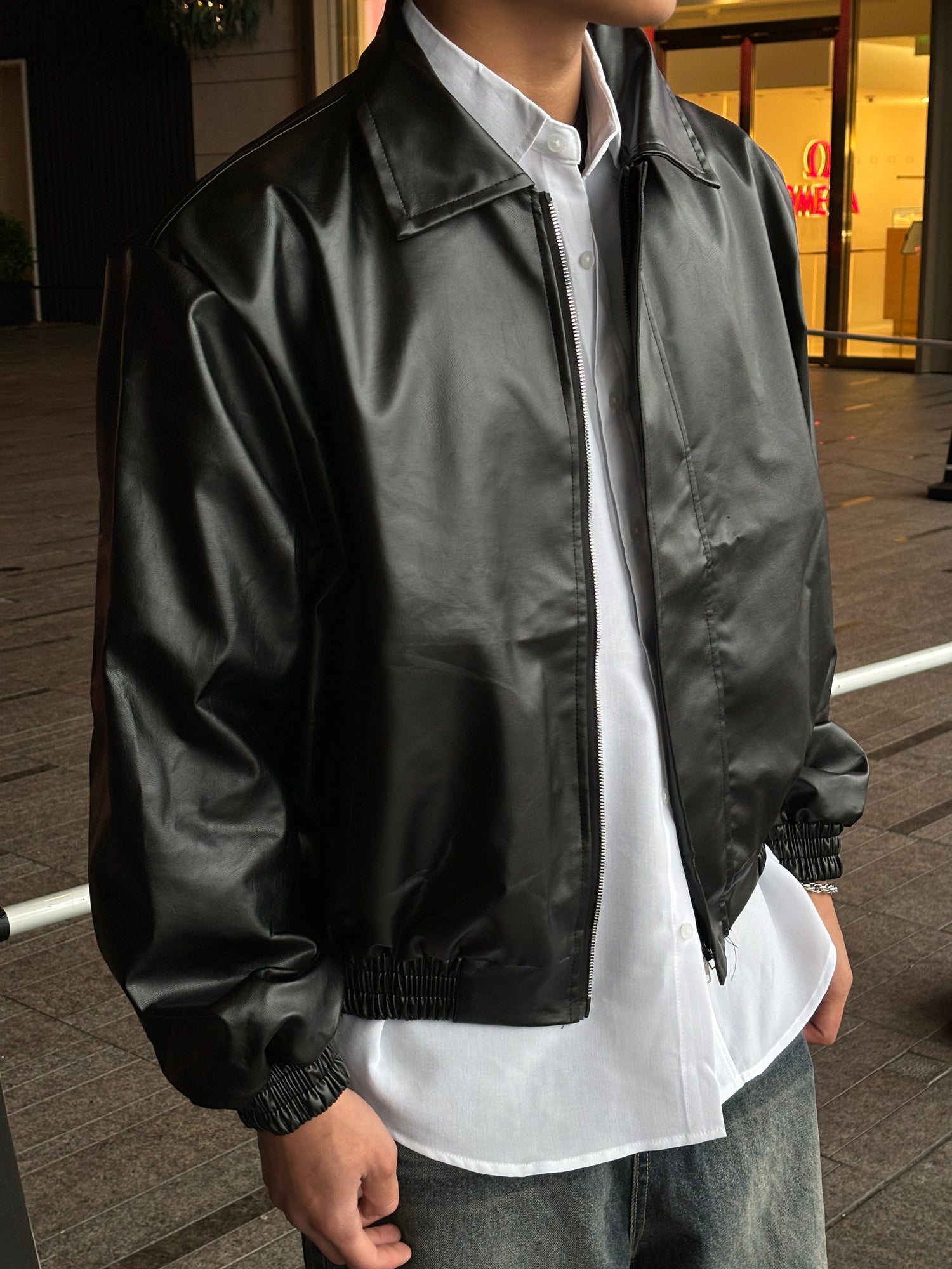 白色百搭襯衫 韓國男裝