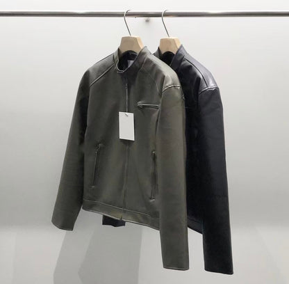 現貨 型格單鏈皮褸