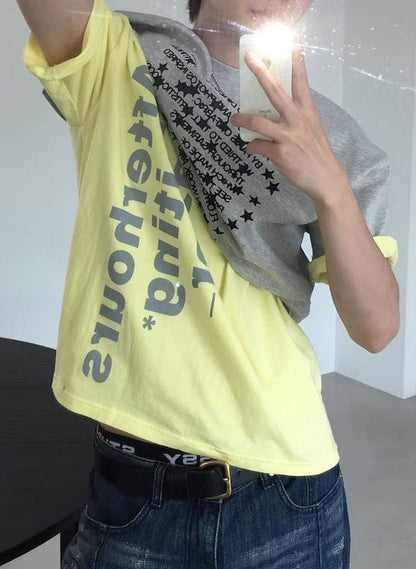 亮色AW短袖Tee