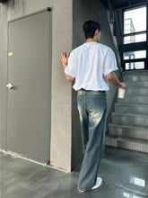 深色百搭牛仔褲-韓國男裝