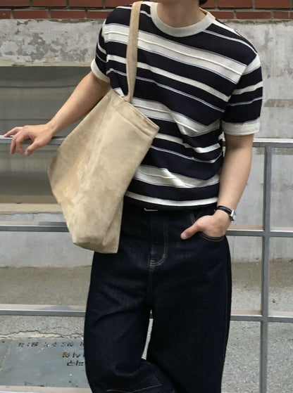 間紋短袖上衣
