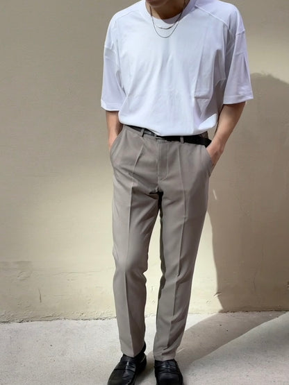 基本直腳長褲 香港男裝