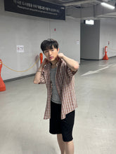 格仔短袖襯衫 香港男裝