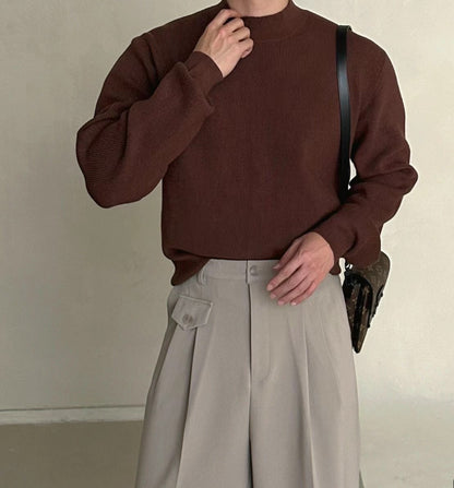 現貨 針織基本款半領上衣