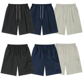 牛仔布彈性短褲-韓國男裝