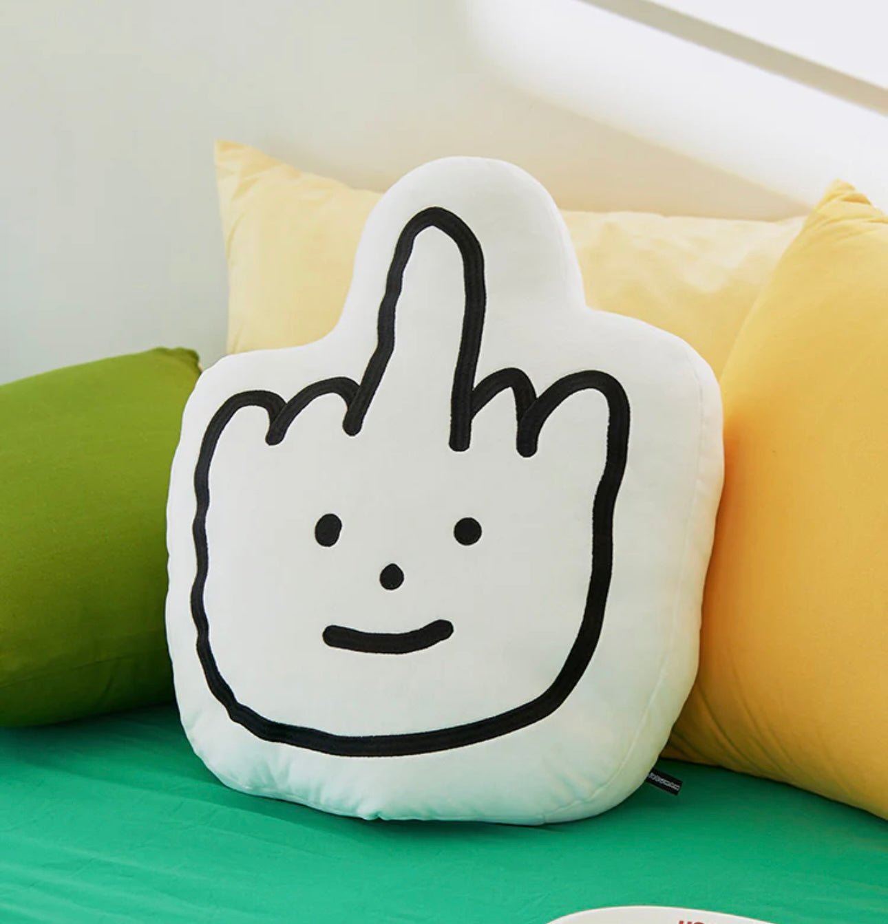 [減壓]LineFriends可愛不失禮貌舉中指抱枕