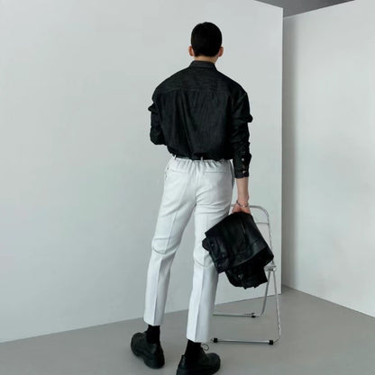 現貨 直腳九分長褲