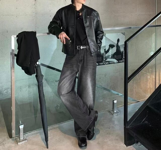 現貨 型格單鏈皮褸