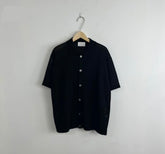 翻領針織短袖上衣