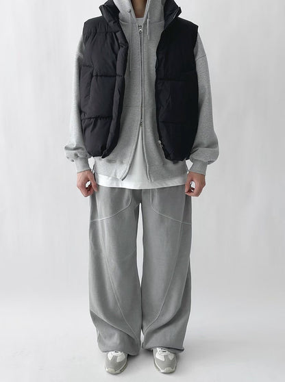 落地不規則紋棉褲