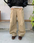 挺身闊版長褲