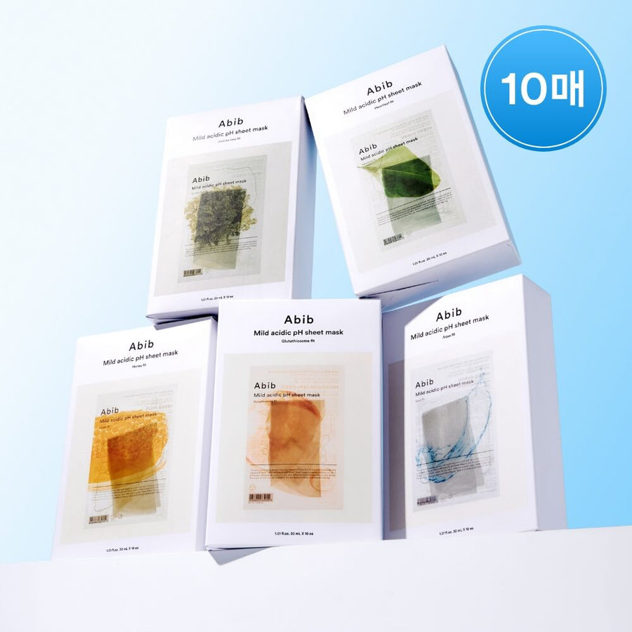 [熱門面膜]Abib弱酸性面膜5/10片裝