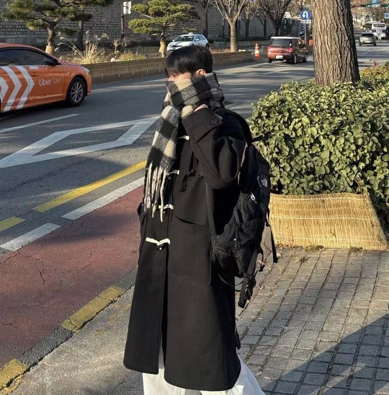 羊毛雙排鈕大褸