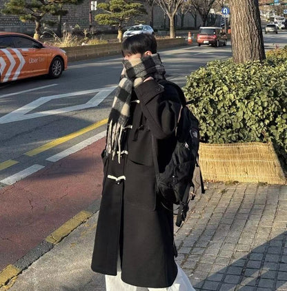 羊毛雙排鈕大褸