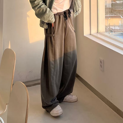 側扣落地長褲 韓國男裝