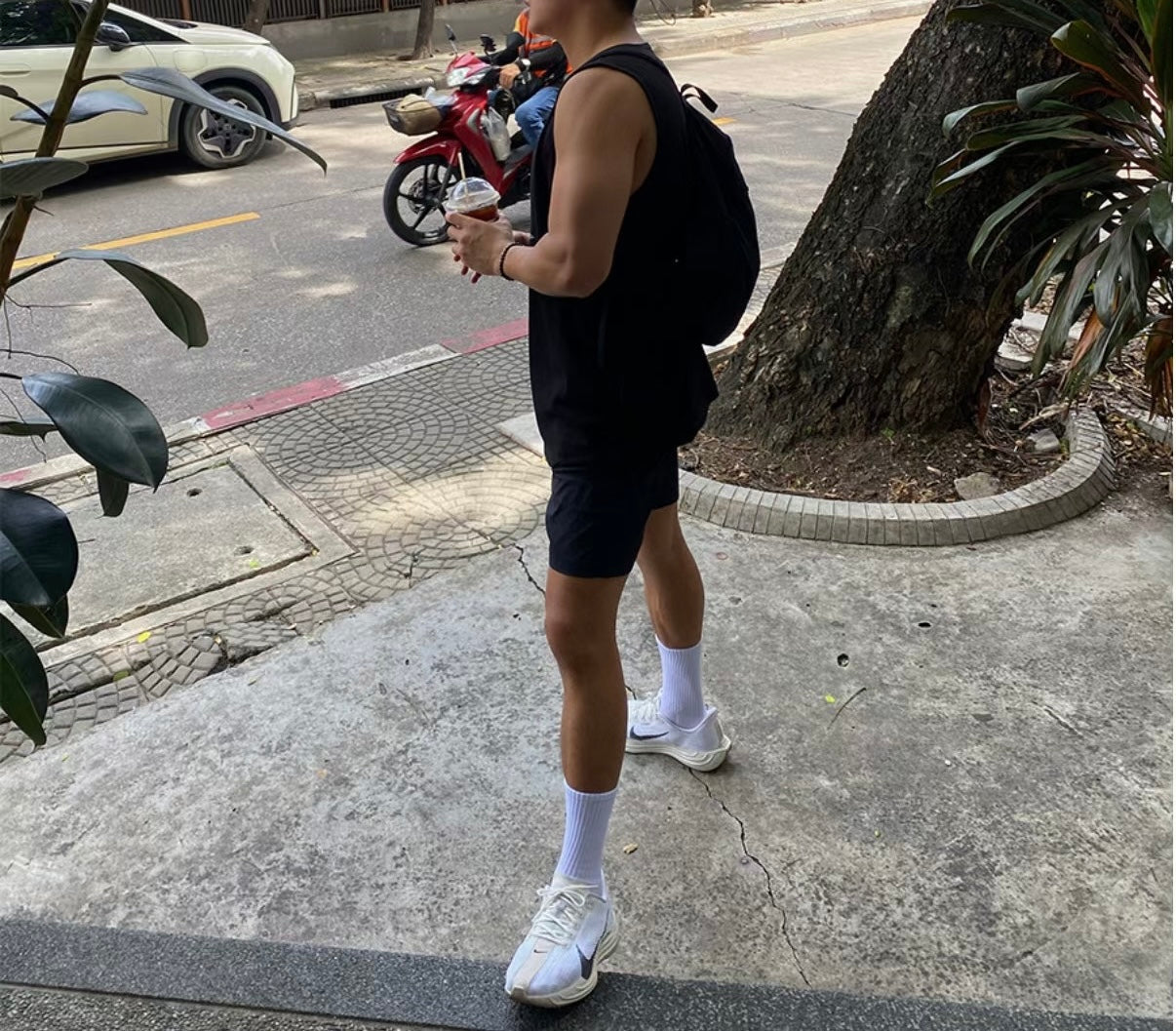 寬鬆四邊星背心 香港男裝