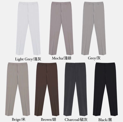 現貨 直腳九分長褲