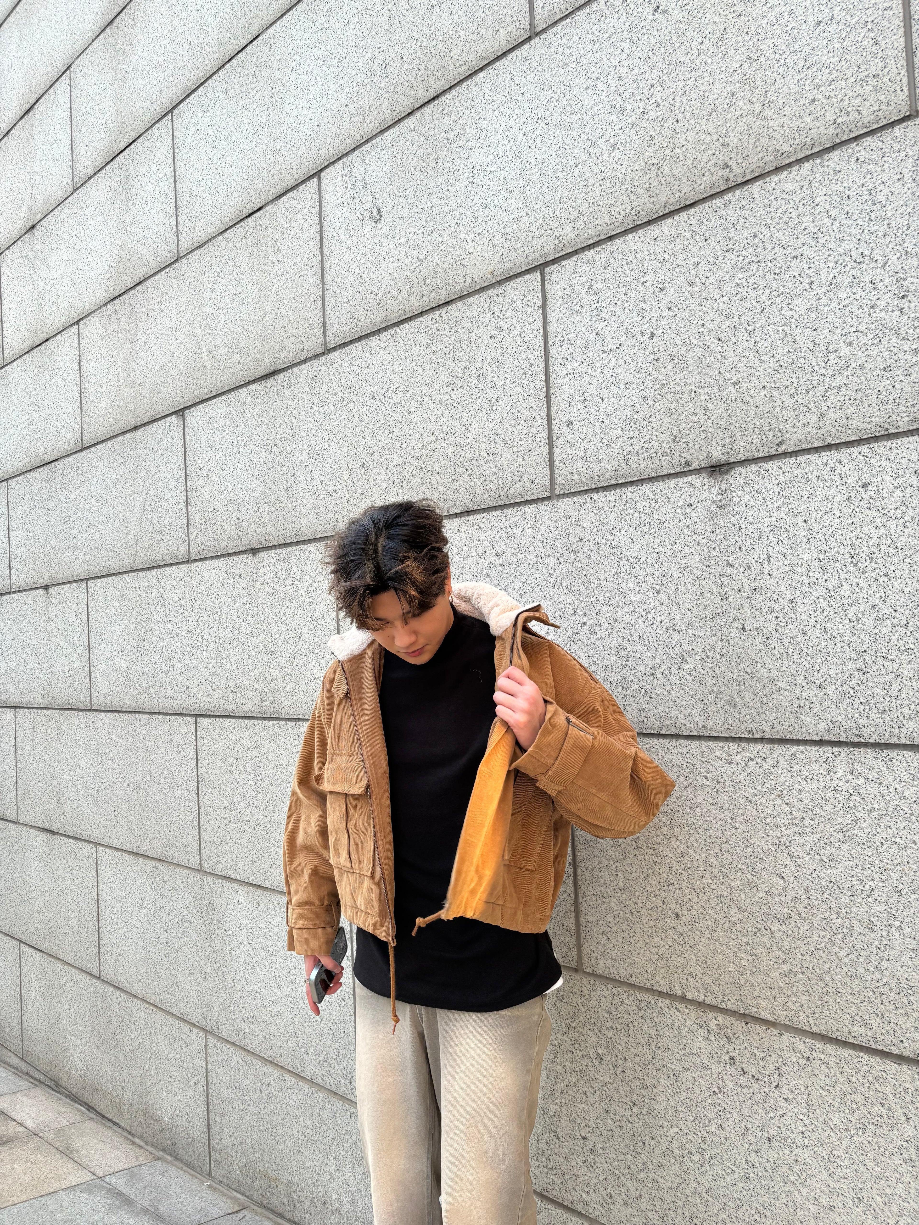 毛毛領挺身短褸