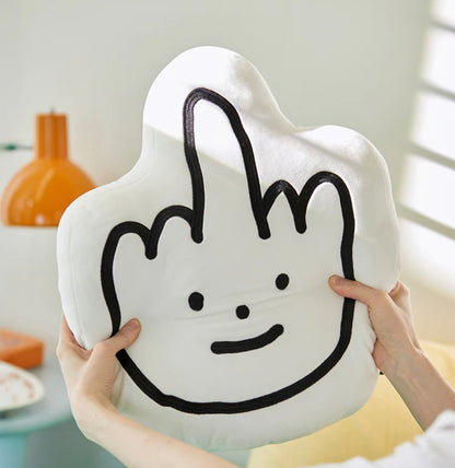 [減壓]LineFriends可愛不失禮貌舉中指抱枕