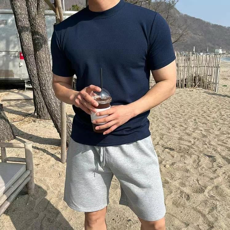 輕透短袖上衣 - 薄荷綠