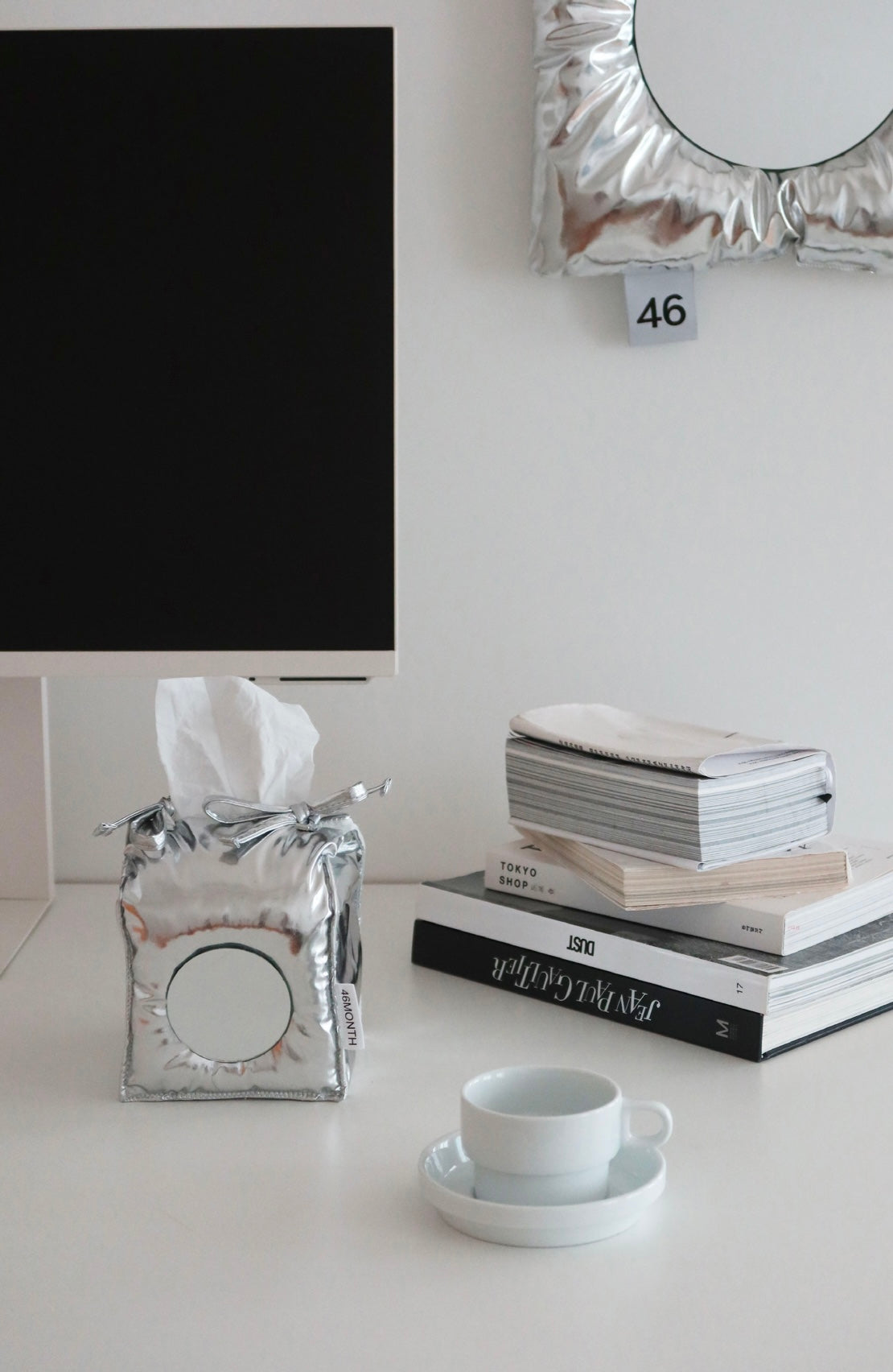 [精緻Y2K]鏡面反光紙巾盒