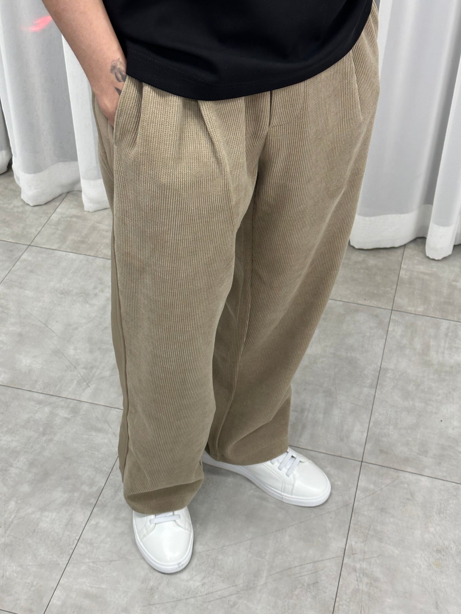 [韓國製增高3cm]純白波鞋