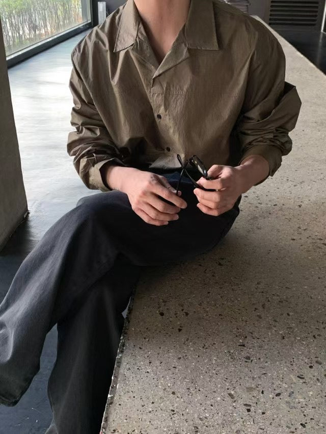 質感長袖襯衫