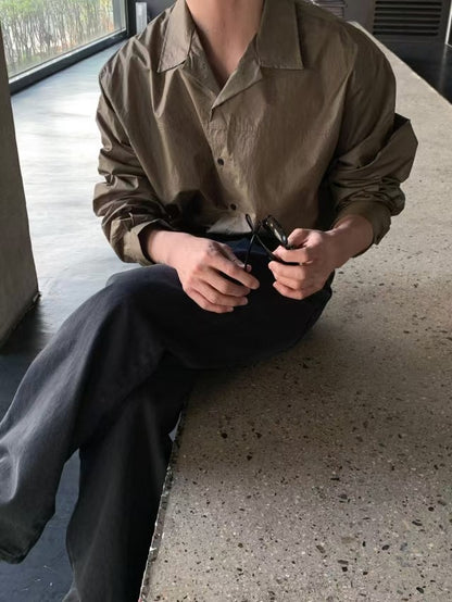 質感長袖襯衫