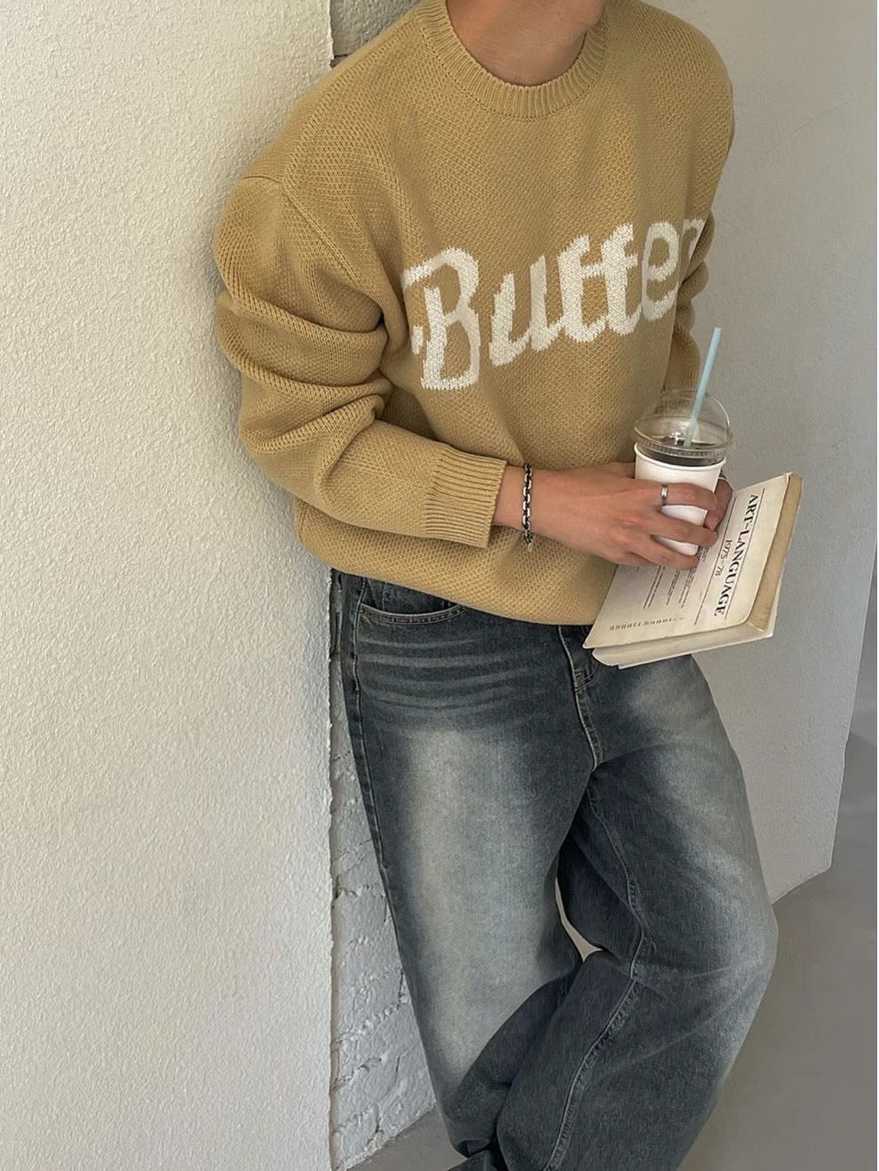 Butter圓領針織上衣