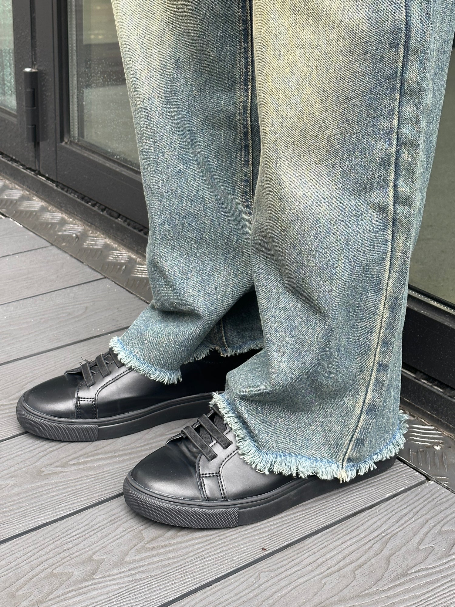 [小個子ok!]水洗漸變藍牛仔褲