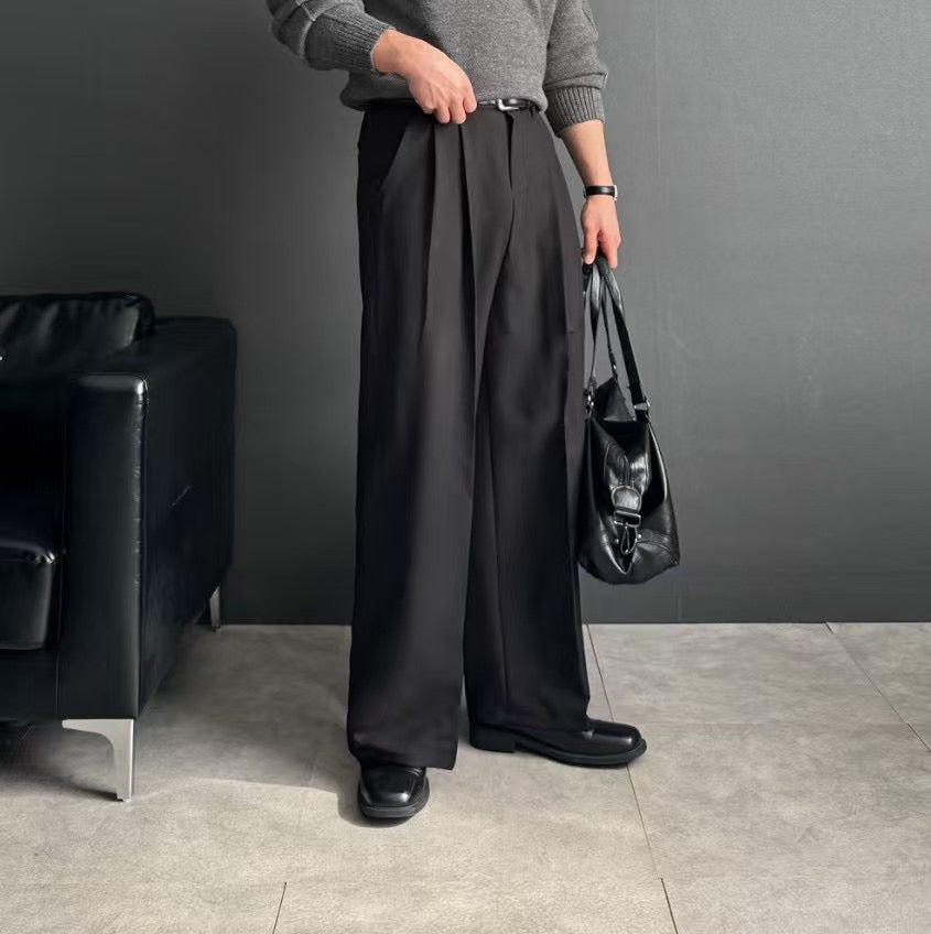 落地西裝長褲