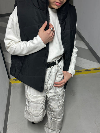 [小個子ok!]背心羽絨