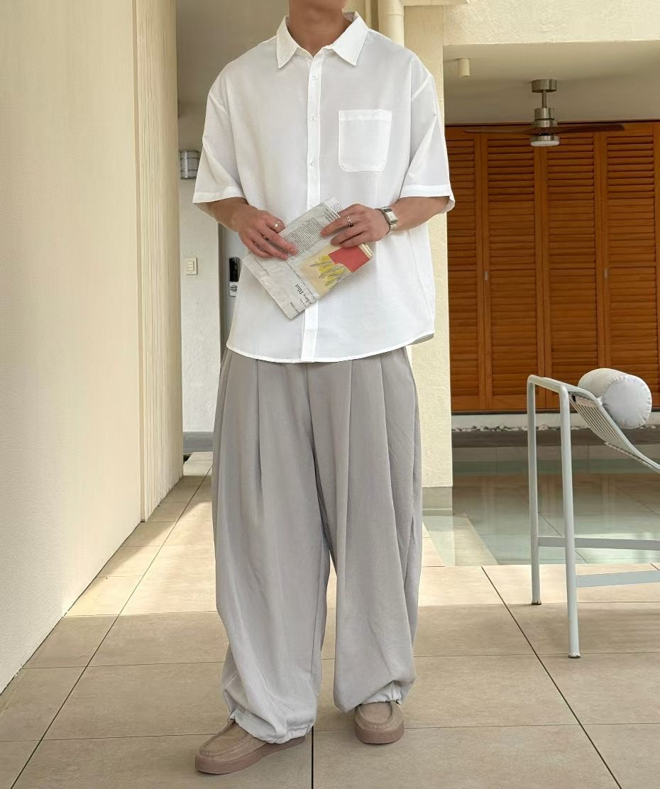 落地闊長褲