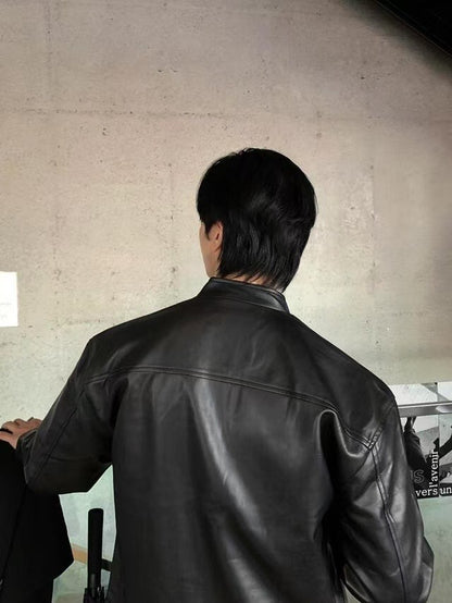 現貨 型格單鏈皮褸