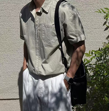 基本款短袖襯衫