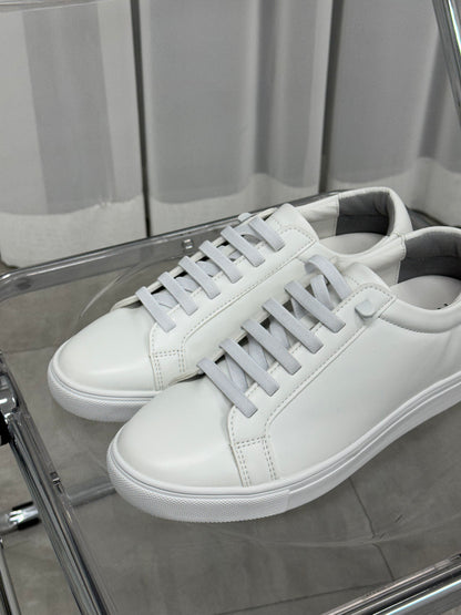 [韓國製增高3cm]純白波鞋