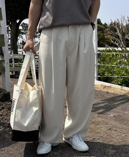 垂墜感落地長褲