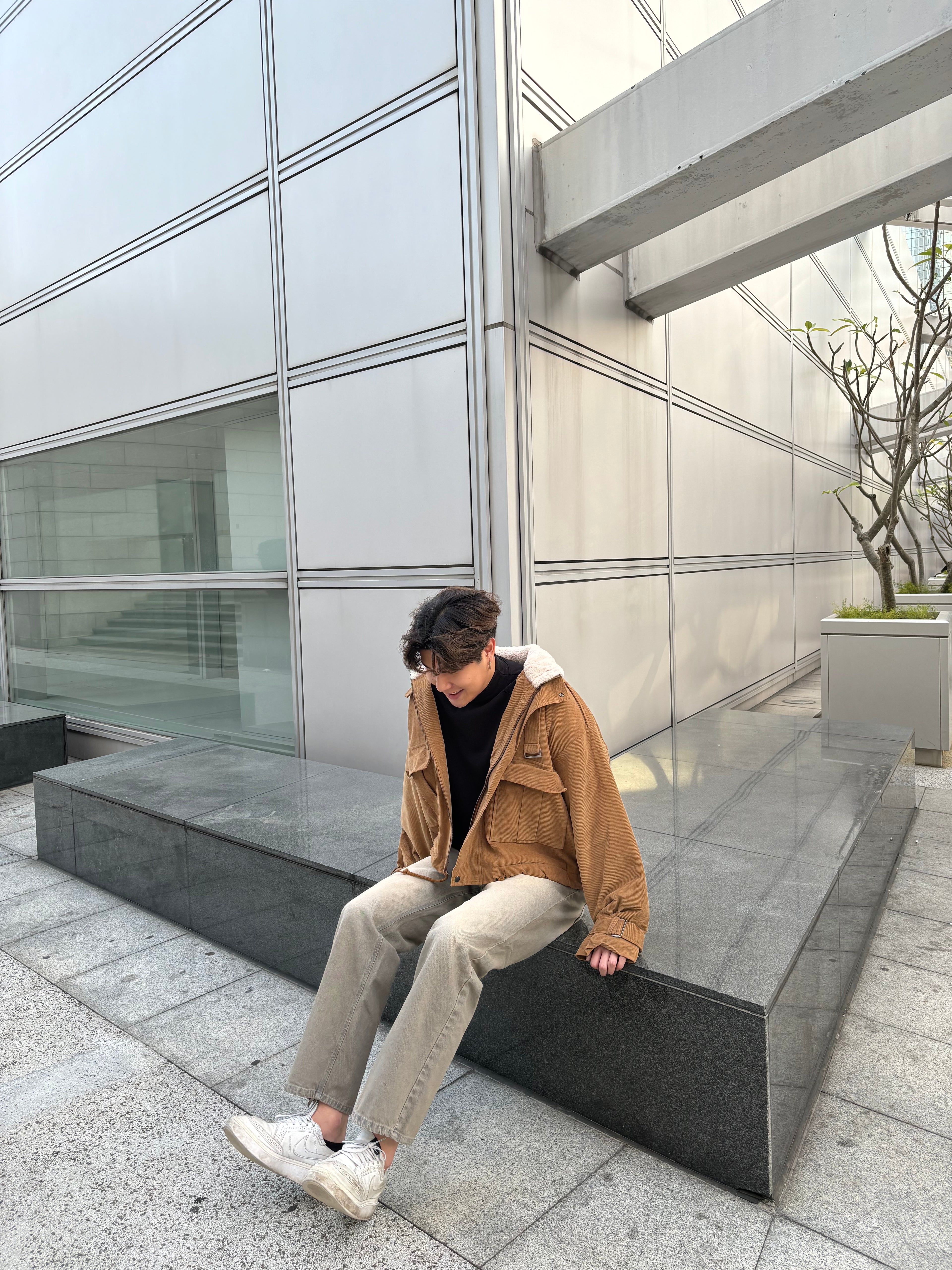 毛毛領挺身短褸