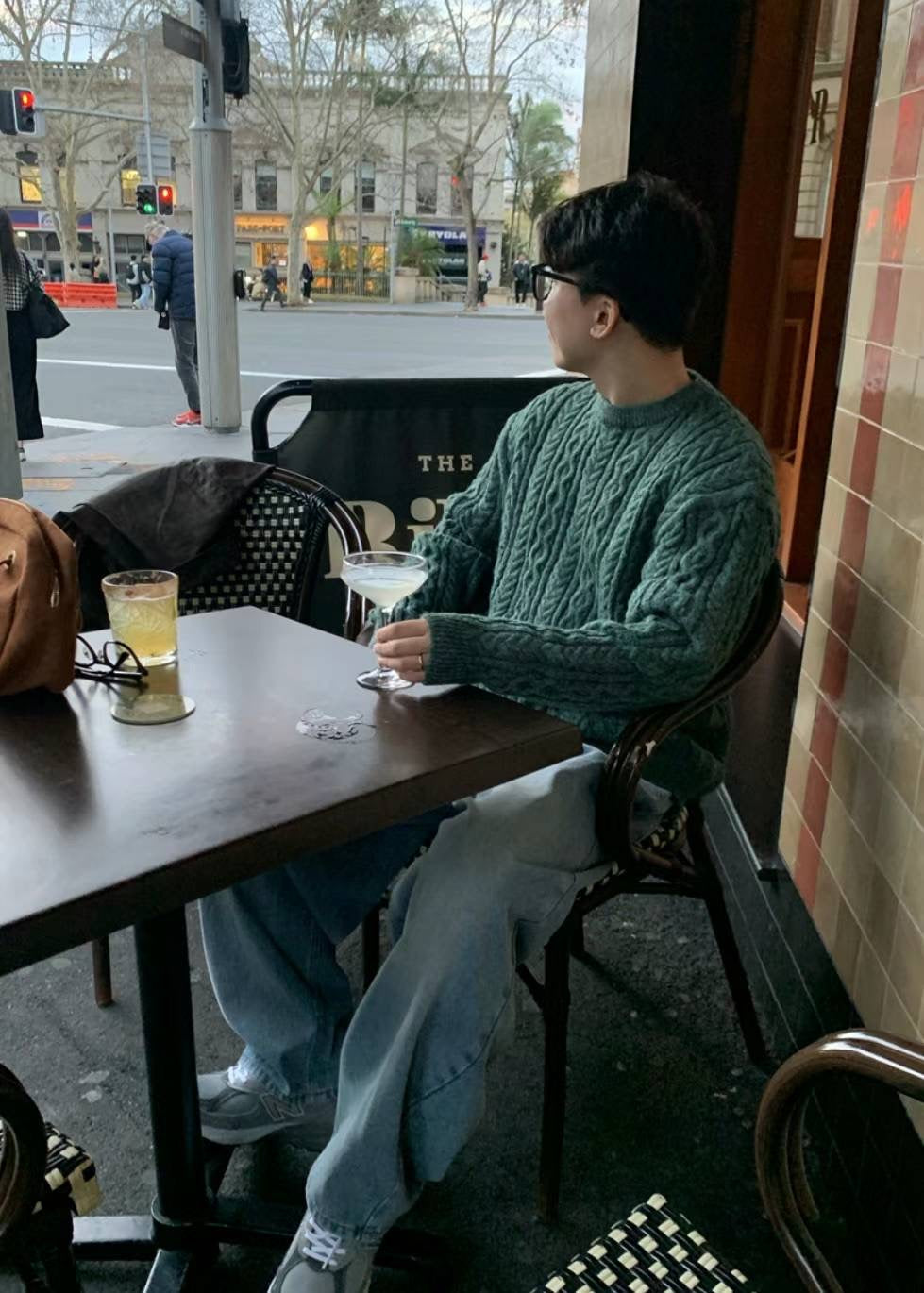 &lt;情侶裝系列&gt;針織簡約上衣